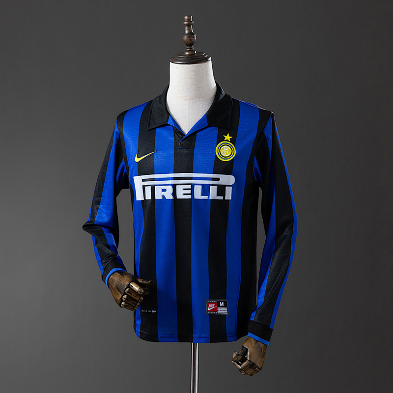 1998 models long-sleeved retro Inter Milan