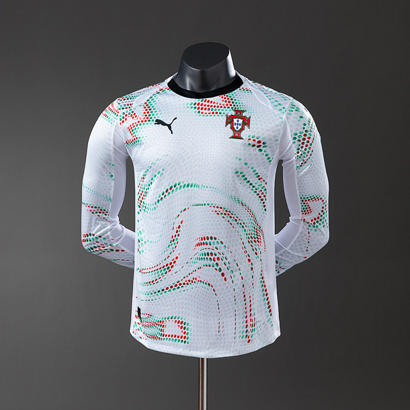 2025 Player Long Sleeve Portugal Away Jersey