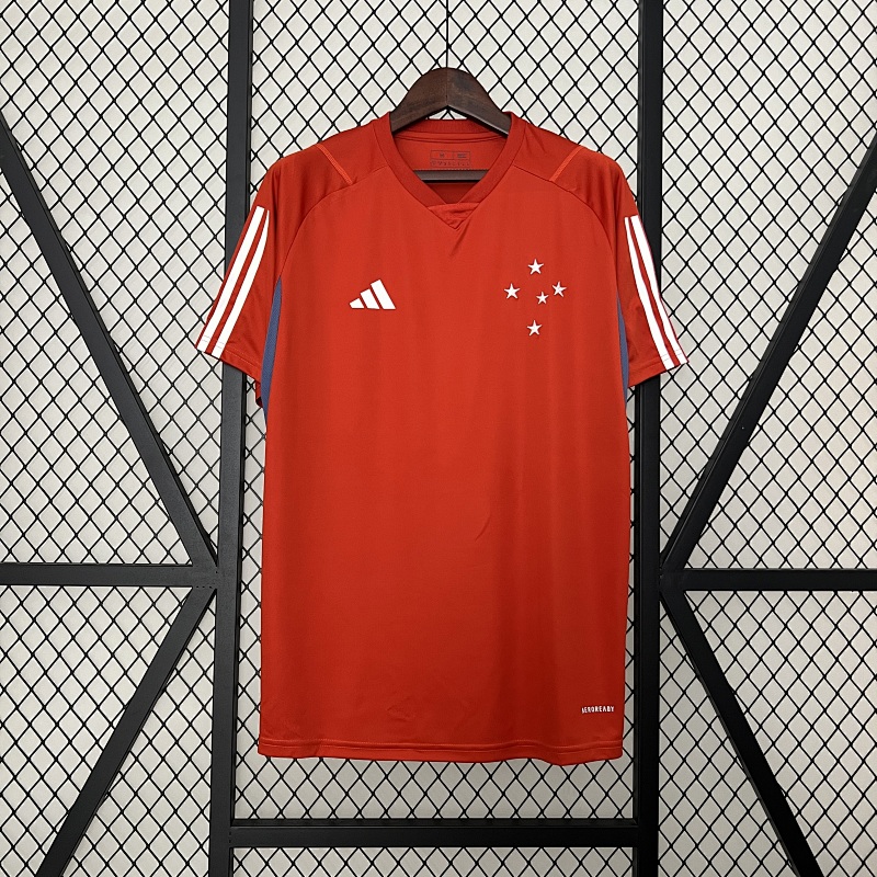 24/25 Cruzeiro Training Wear Red All sponsors