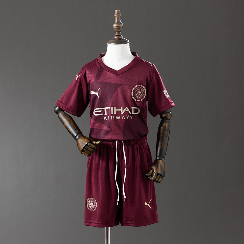 24/25 kids Manchester city third away