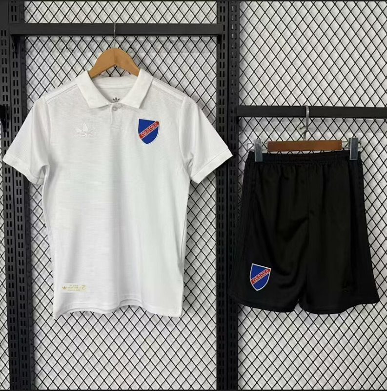 25/26 Kids Colo Colo 100th Anniversary White :