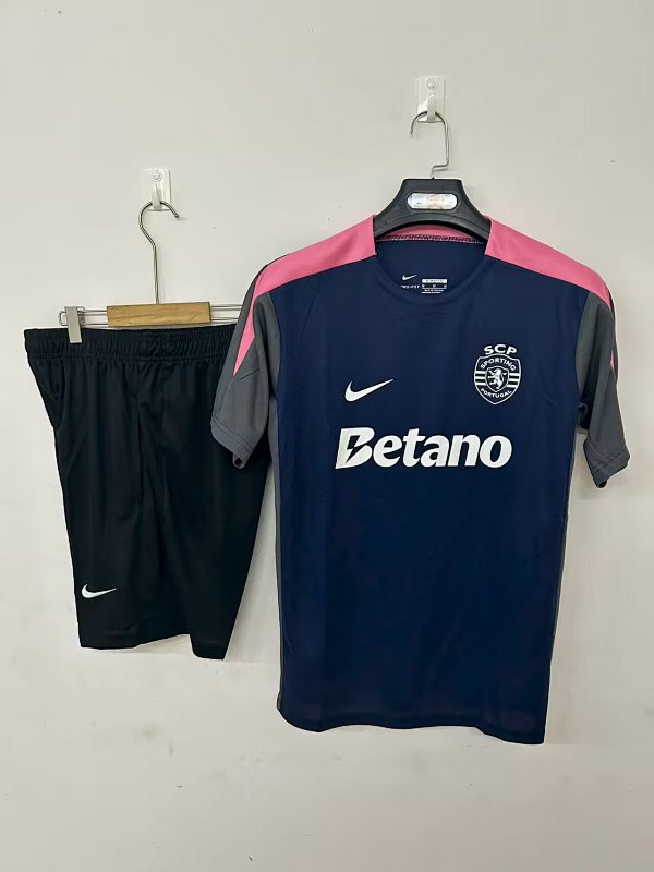 25/26 Lisbon pre-match training suit clear color