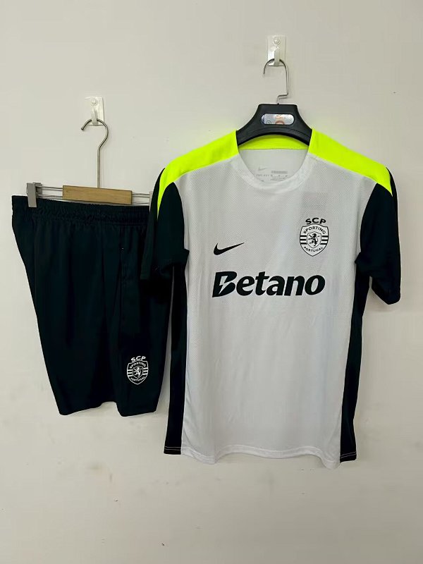 25/26 Lisbon pre-match training suit off-white