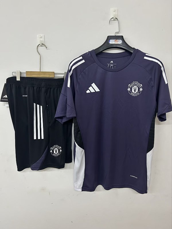 25/26 Manchester United Training Suit Purple