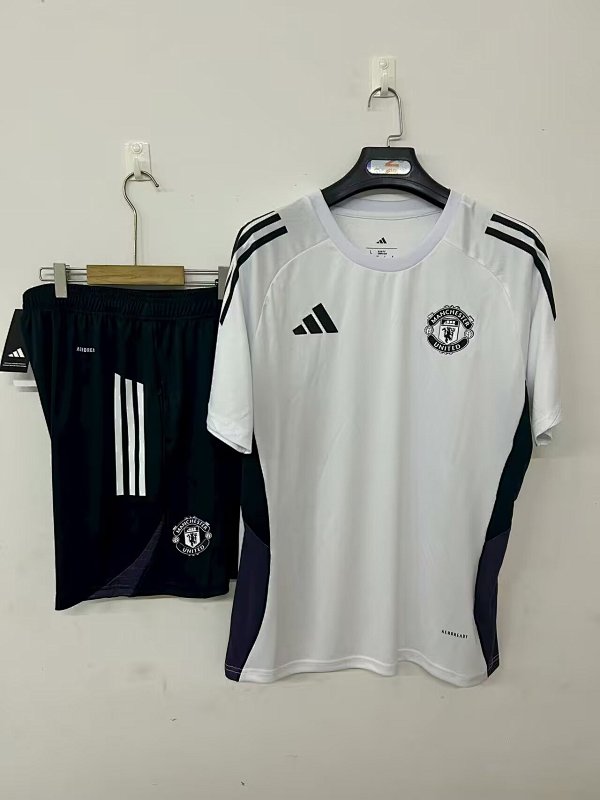 25/26 Manchester United Training Suit White