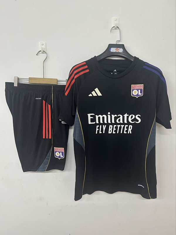 25/26 Olympique lyonnais training jersey black