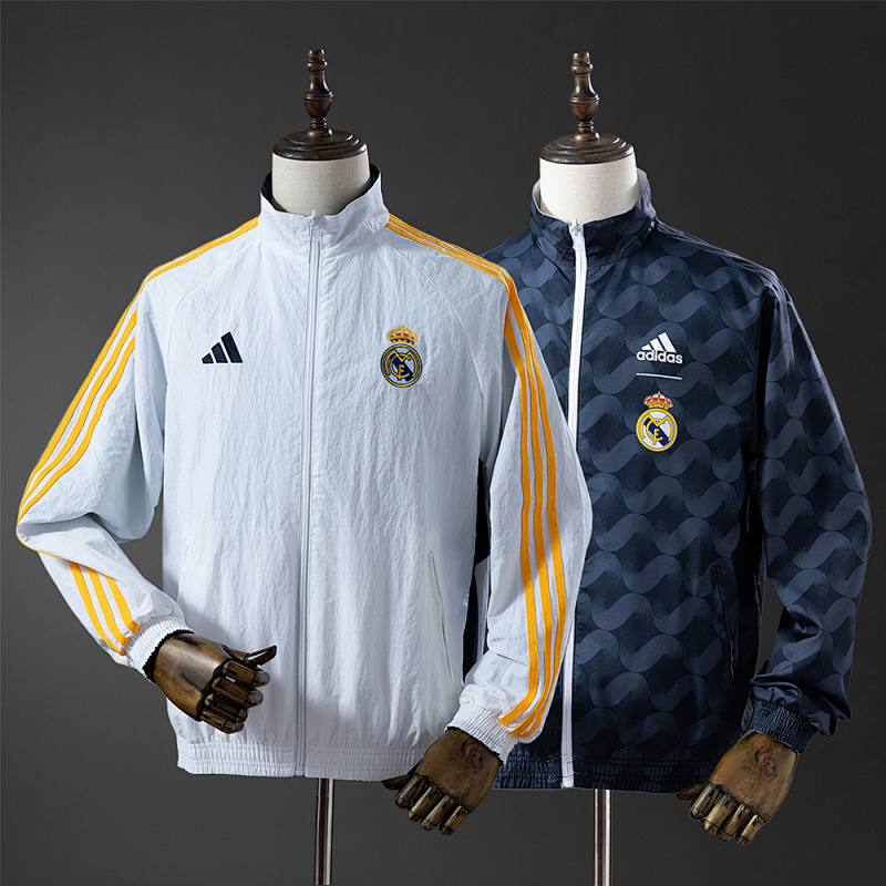 25/26 Real Madrid Trench Coat Reversible
