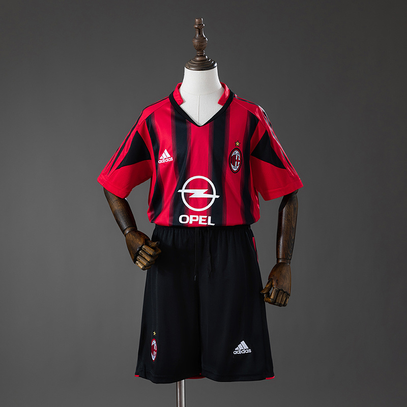 AC Milan 04/05 Home Retro Kids Kit Jersey
