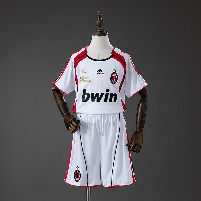 AC Milan 06/07 Away Retro Kids Kit Jersey