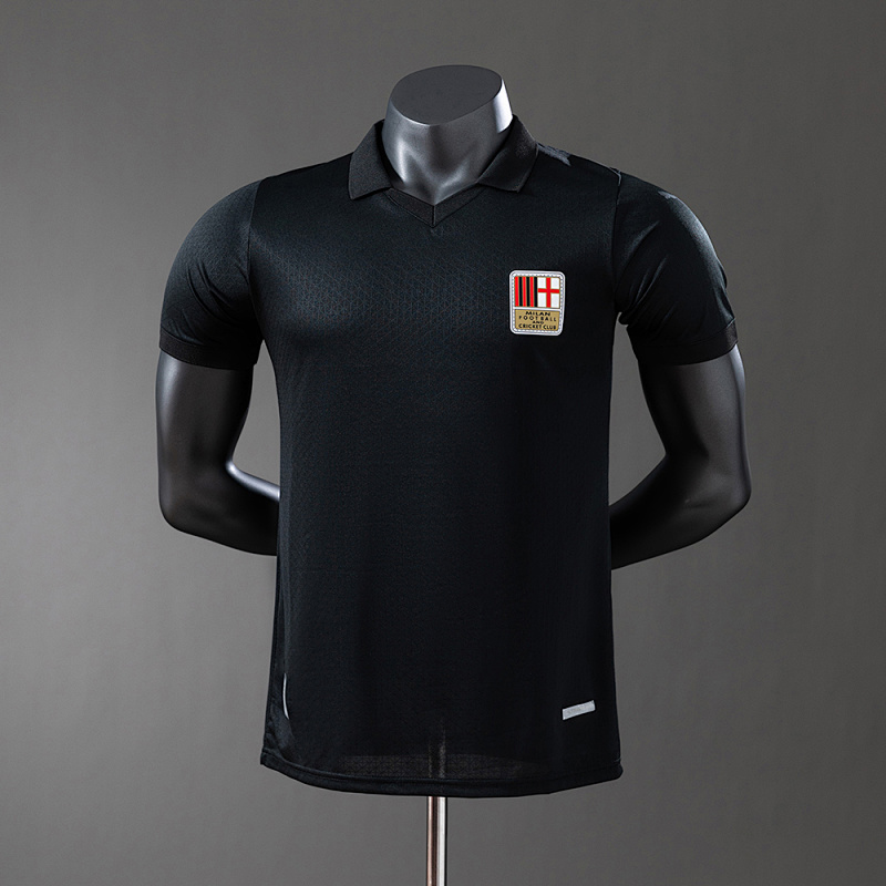 AC Milan 125th Anniversary Edition - Black Player Version Jersey