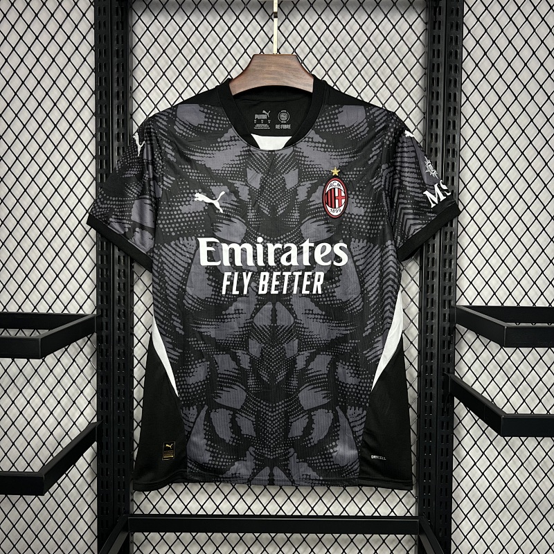 AC Milan 2024/25 Goalkeeper Jersey Black