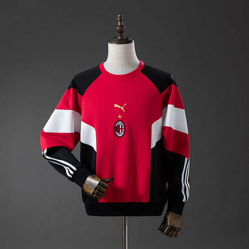 AC Milan 25/26 Long-sleeved Sweatshirt - Red