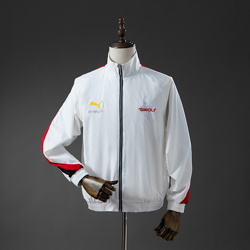 AC Milan co-branded Windbreaker - White