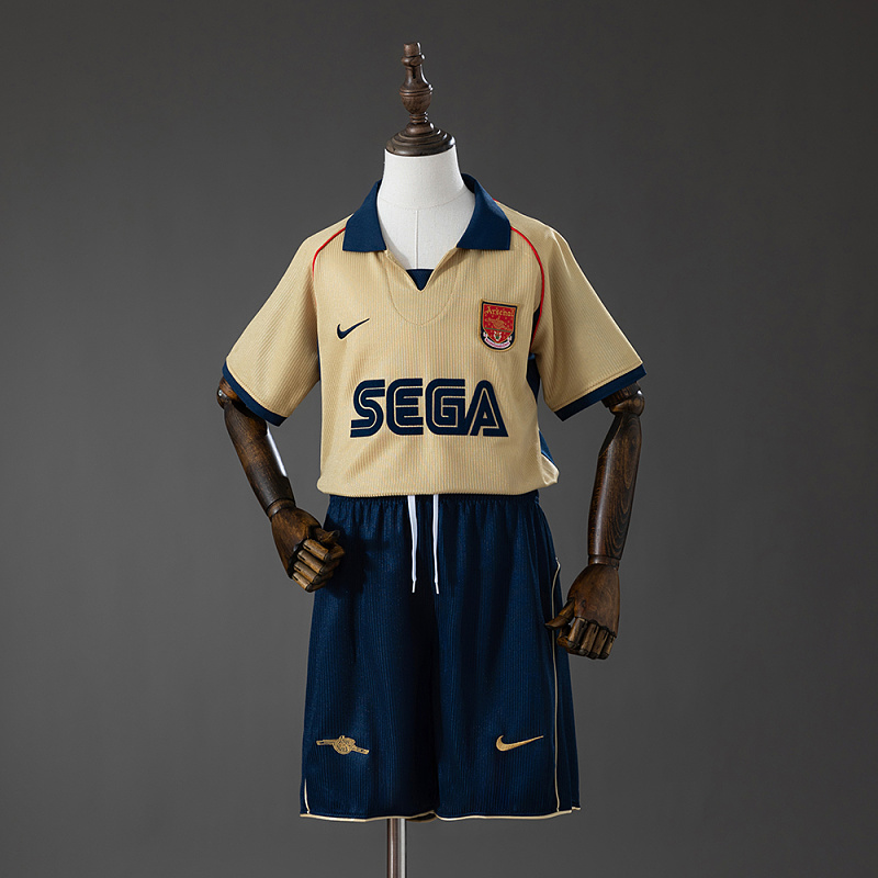 Arsenal 01/02 Away Retro Kids Kit Jersey