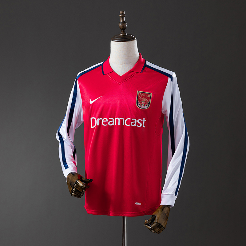 Arsenal 01/02 Home Long Sleeve Retro Jersey
