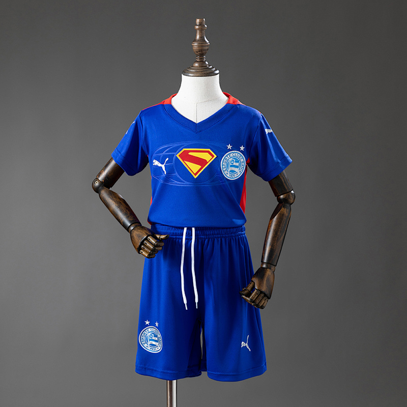 Bahia 25/26 Kids kit Superman Edition - Blue & Red Jersey :