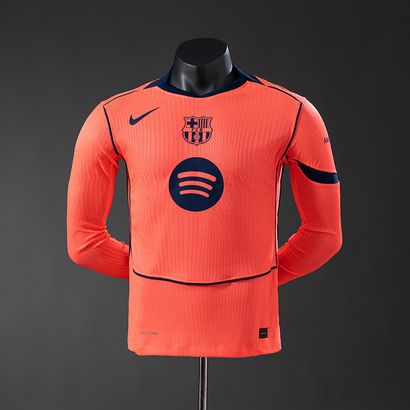 Barcelona 25/26 Third Away Long-Sleeve Player Version Jersey