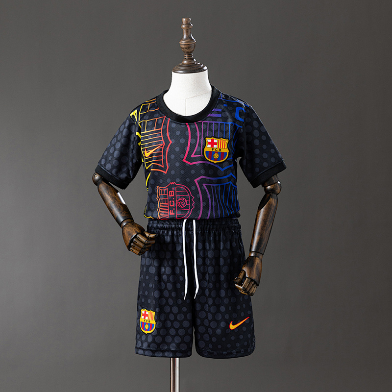 Barcelona 25/26 Training Kit Kids Jersey