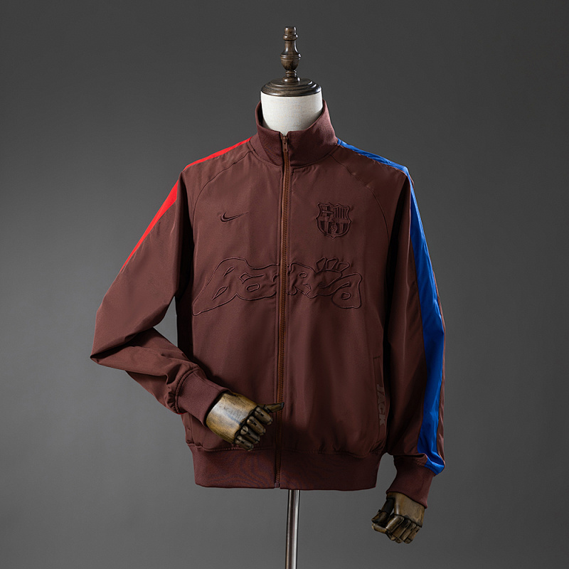 Barcelona x Travis Scott Windbreaker - Brown