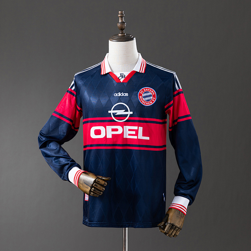 Bayern Munich 97/98 Away Long Sleeve Retro Jersey