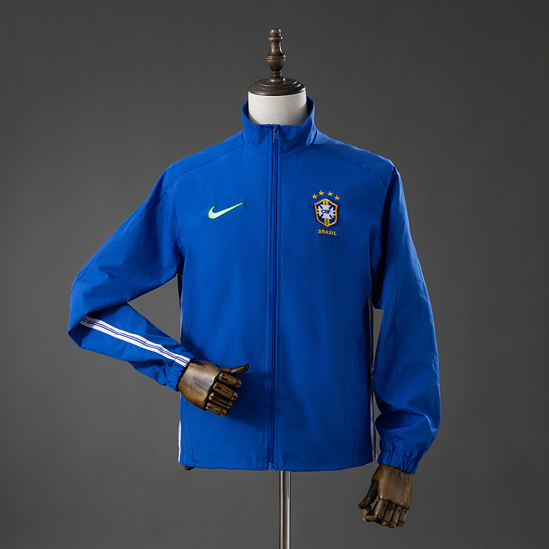 Brazil 1998 Track Jacket Retro Windbreaker