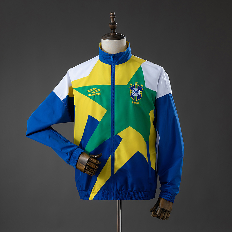 Brazil 92/94 Track Jacket Retro Windbreaker