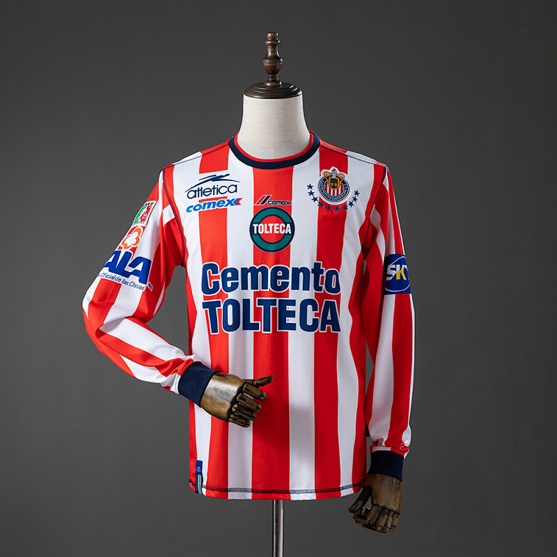 Chivas de Guadalajara 02/03 Home Long-sleeved Retro Jersey