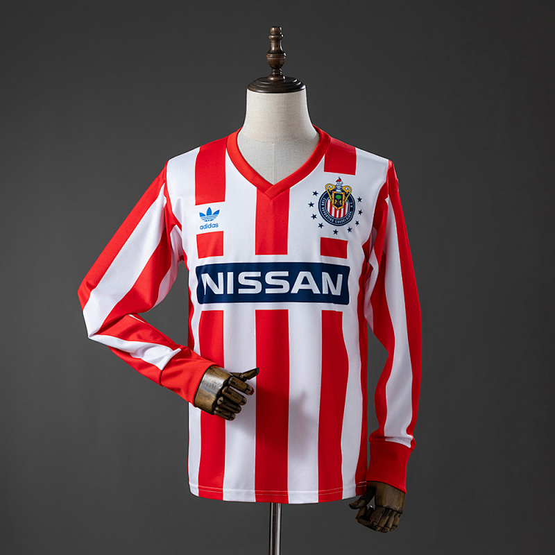 Chivas de Guadalajara 90/91 Home Long-sleeved Retro Jersey