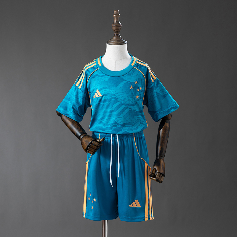Cruzeiro 25/26 Third Away Kids Kit Jersey