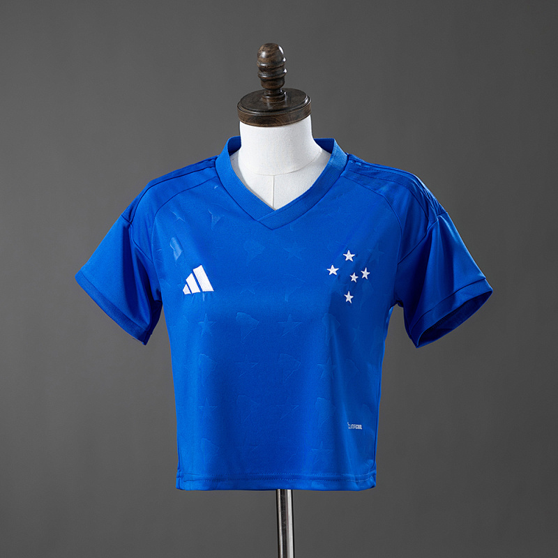 Cruzeiro 26/27 Home Women's Crop Top Style