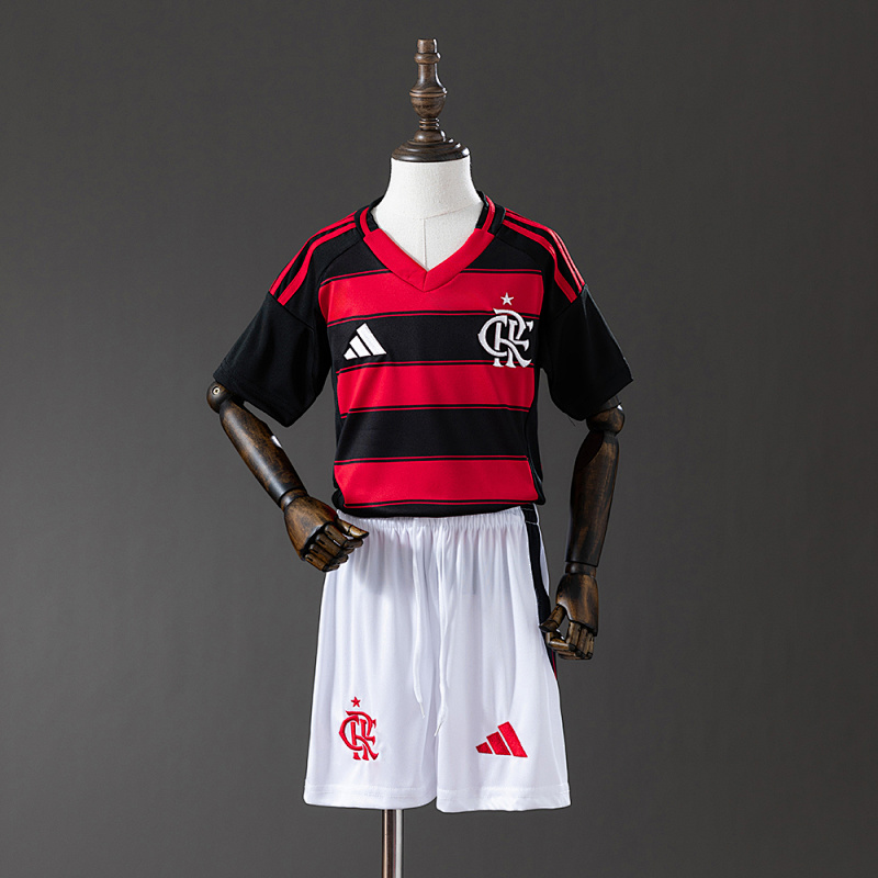 Flamengo 25/26 Home kids kit Jersey