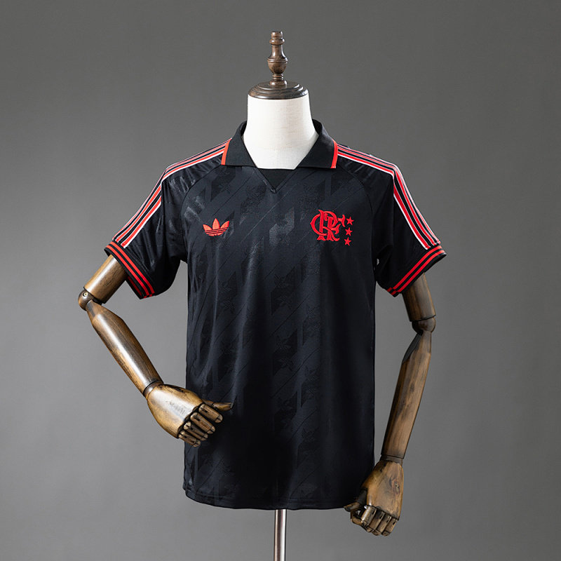 Flamengo 25/26 Lifestyler Retro - Black Jersey