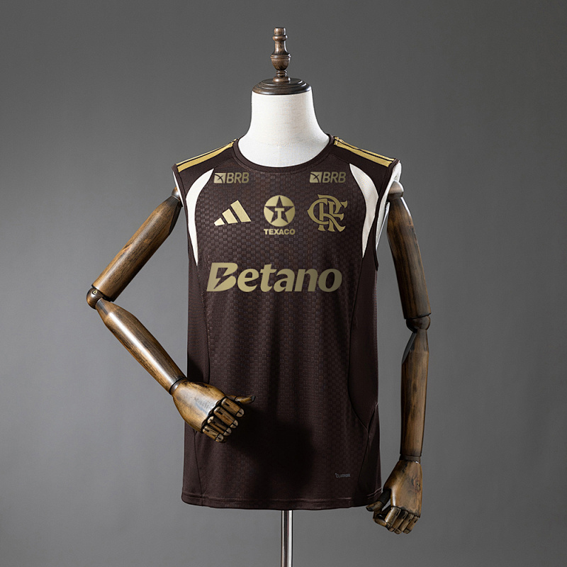 Flamengo 26/27 All Sponsored Training - Brown Vest Jersey