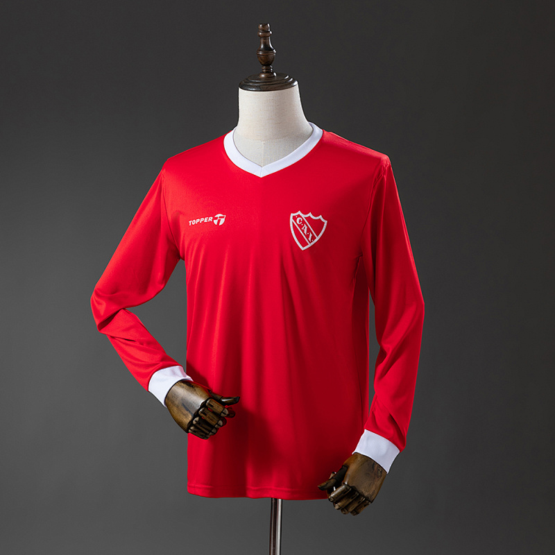 Independiente 82/85 Home Long Sleeve Retro Jersey