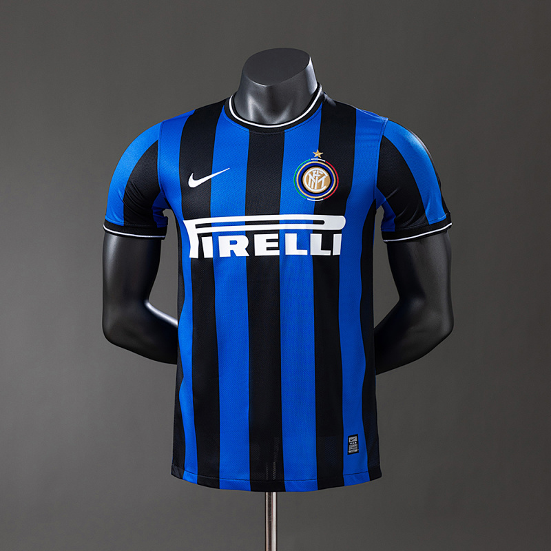 Inter Milan 09/10 Player Version Retro Home Jersey