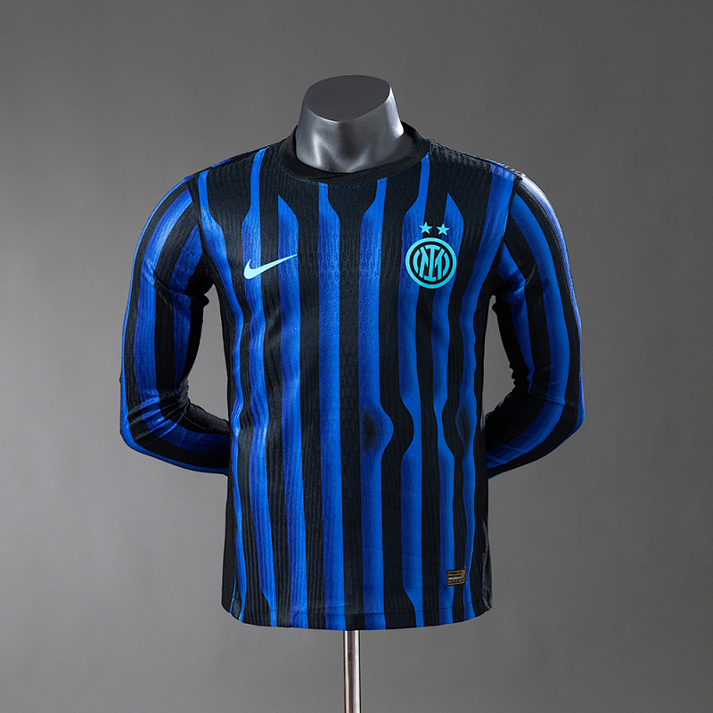 Inter Milan 25/26 Home Long-Sleeve Player Version Jersey