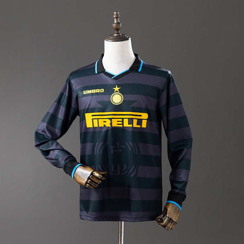 Inter Milan 97/98 Third Away Long Sleeve Retro Jersey