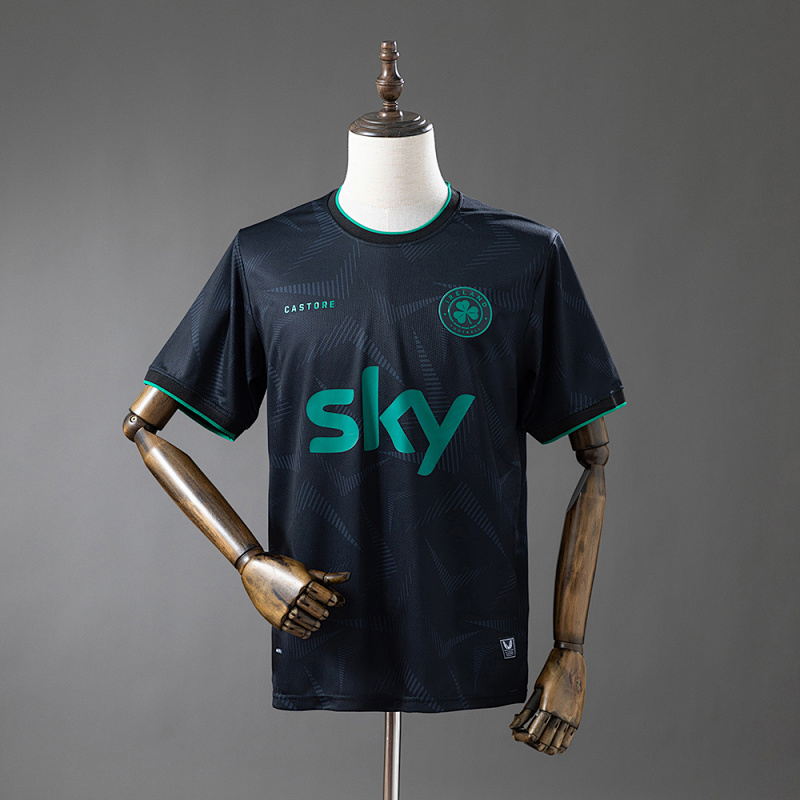 Ireland 2025 Invisible Black Jersey