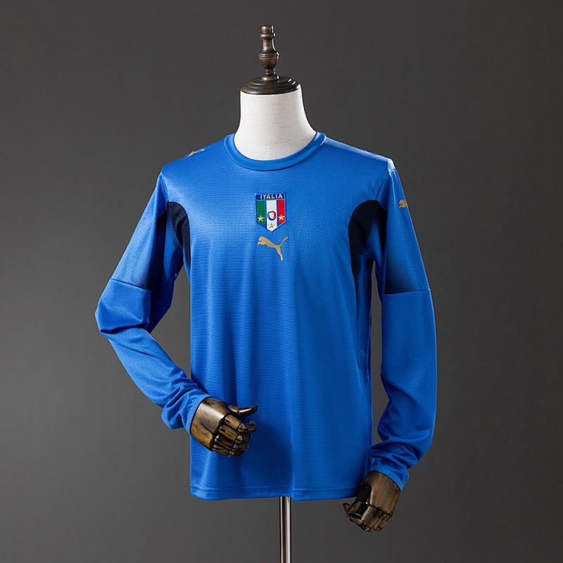 Italy 2006 Home Long Sleeve Retro Jersey