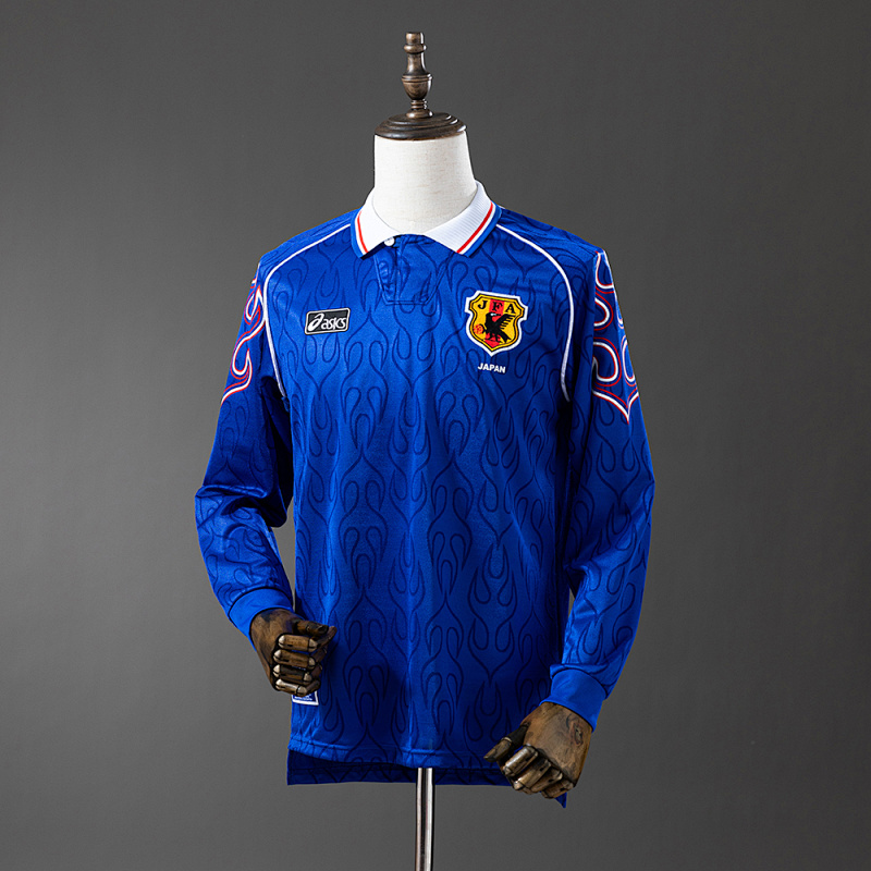 Japan 1998 Home Long Sleeve Retro Jersey
