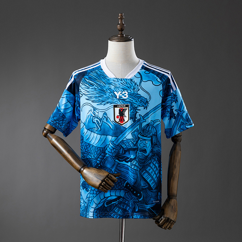 Japan 25/26 Samurai and Blue Dragon Pattern Jersey