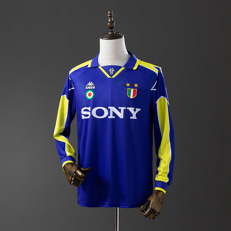 Juventus 95/96 Second Away Long Sleeve Retro Jersey