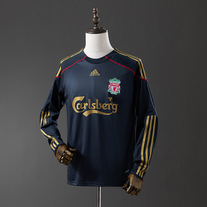 Liverpool FC 09/10 Away Long Sleeve Retro Jersey