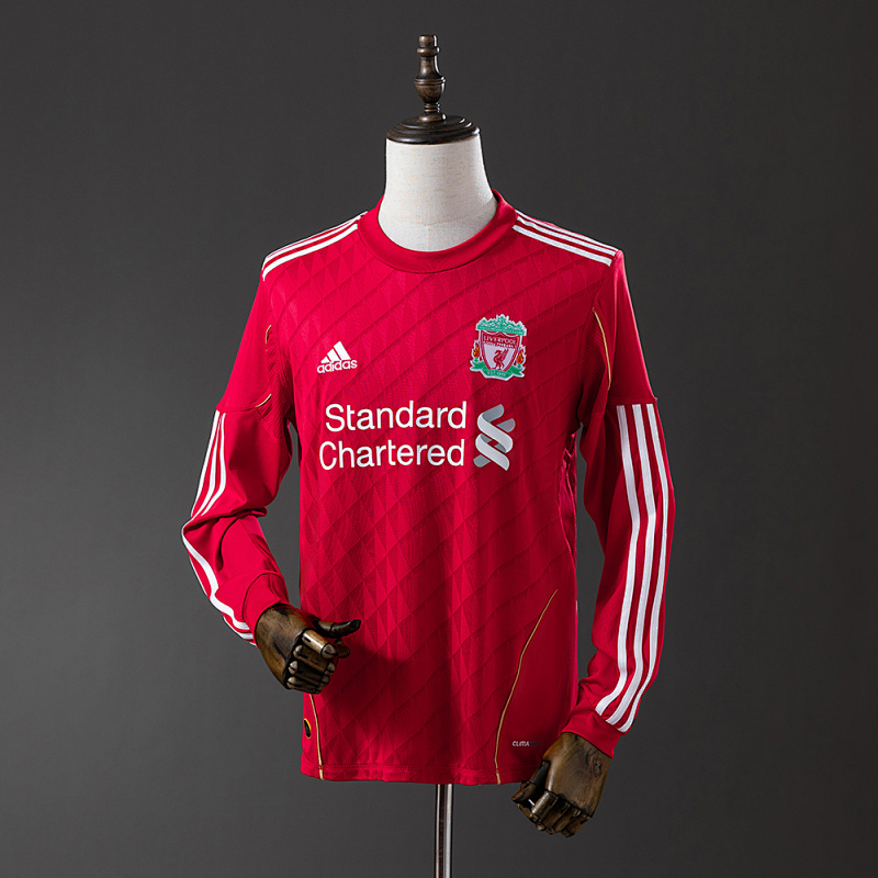 Liverpool FC 10/11 Home Long Sleeve Retro Jersey
