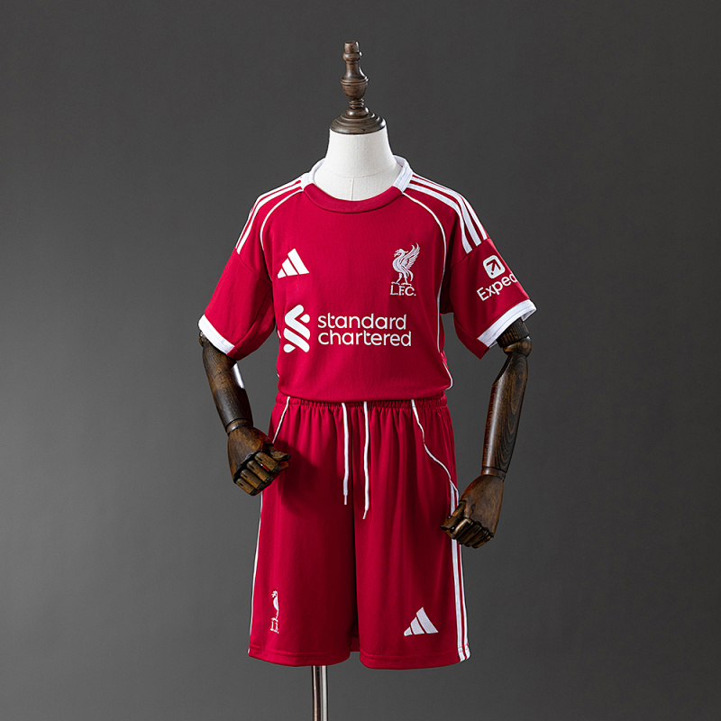 Liverpool FC 25/26 Kids kit Home Jersey :