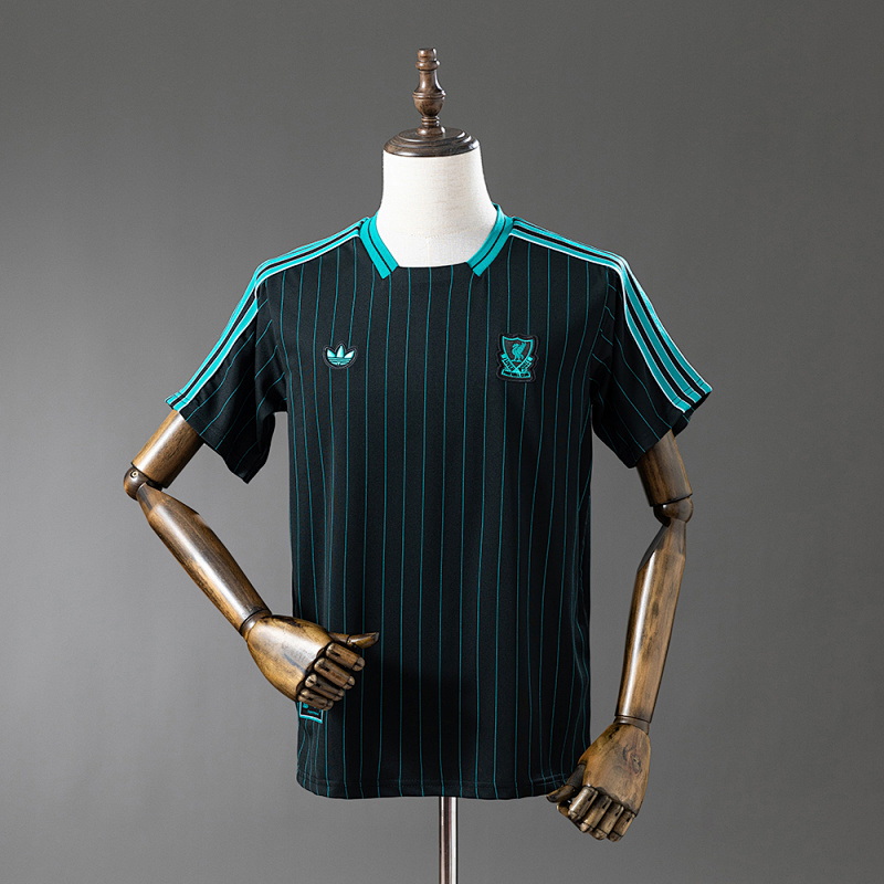 Liverpool FC 25/26 Retro Style-black Jersey