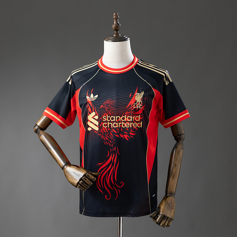 Liverpool FC 25/26 Special Edition - Black & Red Jersey