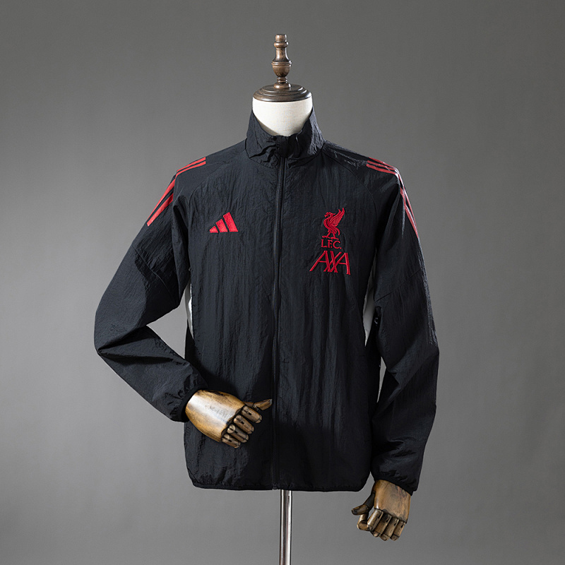 Liverpool FC 25/26 Windbreaker - Black