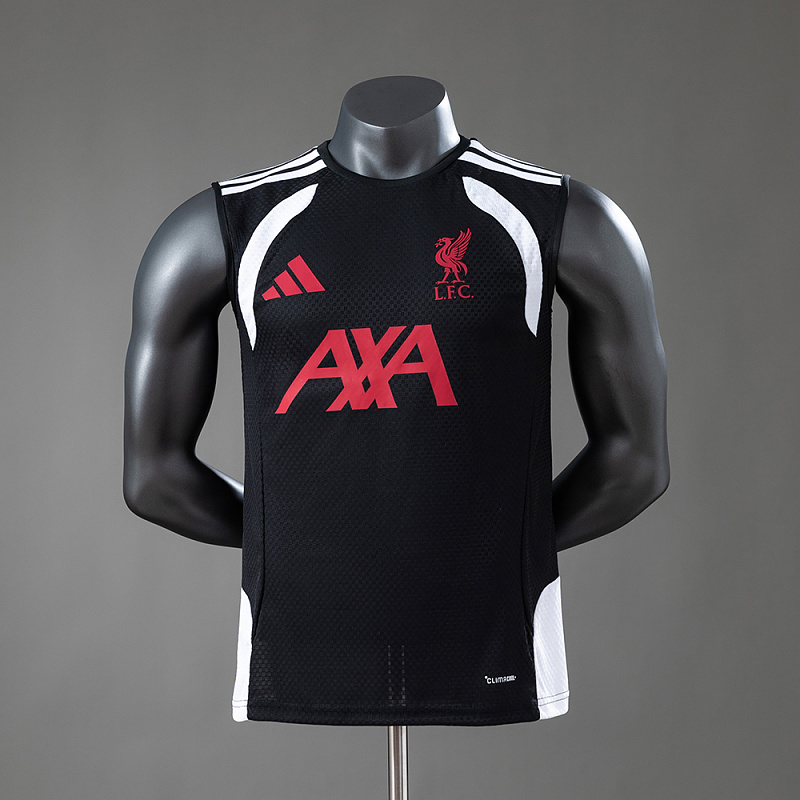 Liverpool FC 26/27 Player Version Training Vest Black Jersey