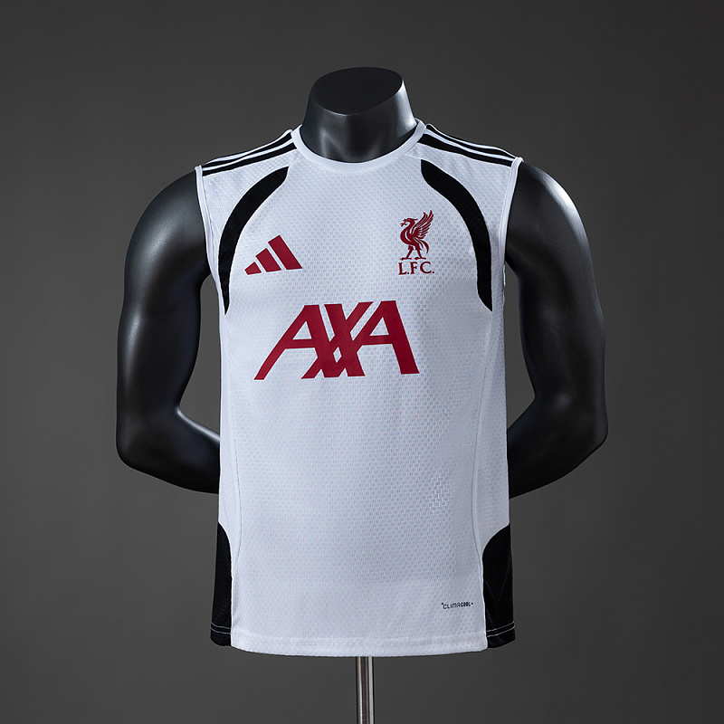 Liverpool FC 26//27 Player Version Training Vest White Jersey